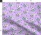 Halloween Pastel Cute Purple Skulls Spooky October Breakfast Kawaii Custom Printed Fabric by Spoonflower Various Fabrics by the Yard or Fat Quarter